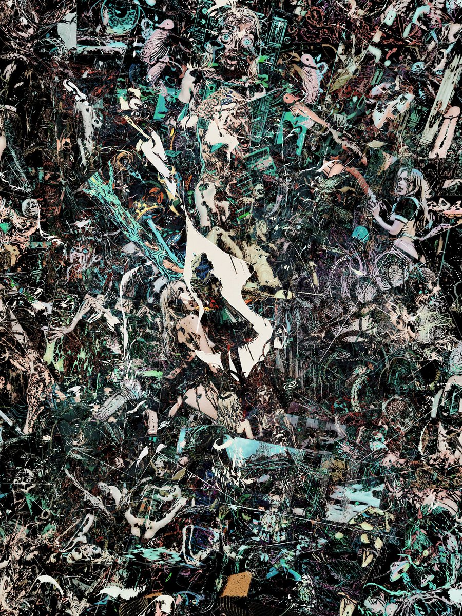 willaume57's tweet image. Miroir du Chaos.

Quand l’âme se regarde trop longtemps dans le reflet du monde : tout explose, se mélange, hurle et danse en même temps.

Œuvre originale 2025 – format miroir brisé.

#DigitalArt #Surrealism #DarkArt #ContemporaryArt #AIart #Chaos #HorrorArt