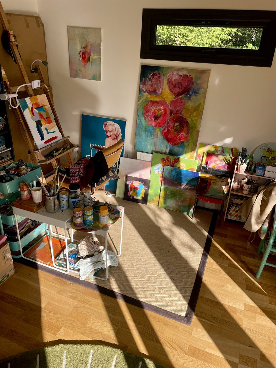 JennyDay614973's tweet image. My gorgeous art studio ❤️#artstudio #creativespace #liveinthemoment #abstractartist