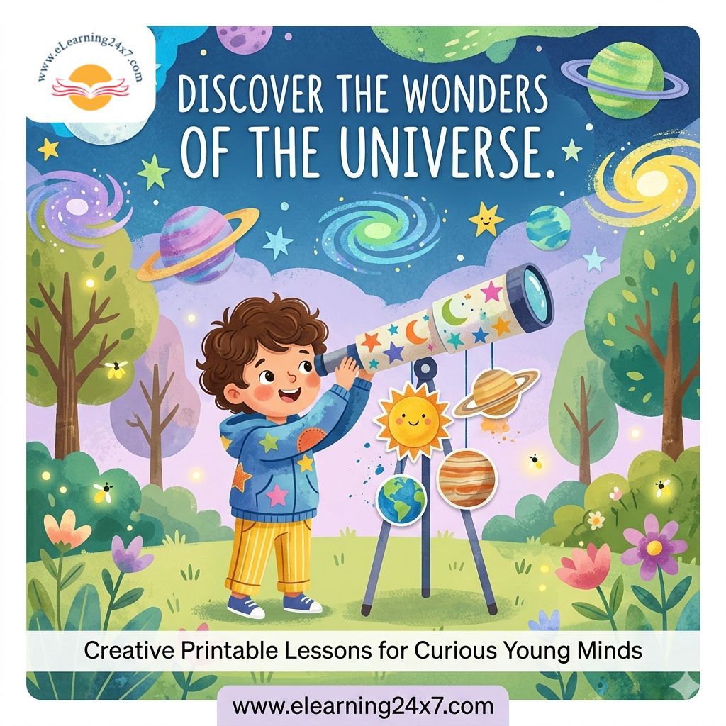elearning24x7's tweet image. Turn your home into a backyard observatory! 

From the glowing sun to the distant planets, our Universe &amp;amp; Solar System printables make science feel like a galactic adventure.

Get your set now at elearning24x7.com

#SolarSystem #ScienceForKids #PrintableActivities