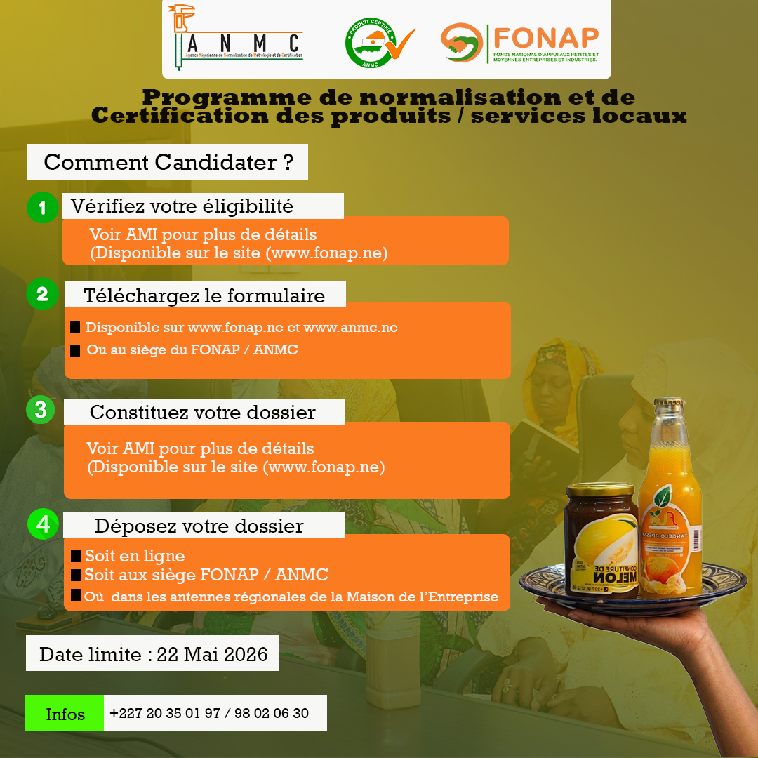 Fonds National d'Appui aux PME/PMI (FONAP) tweet media