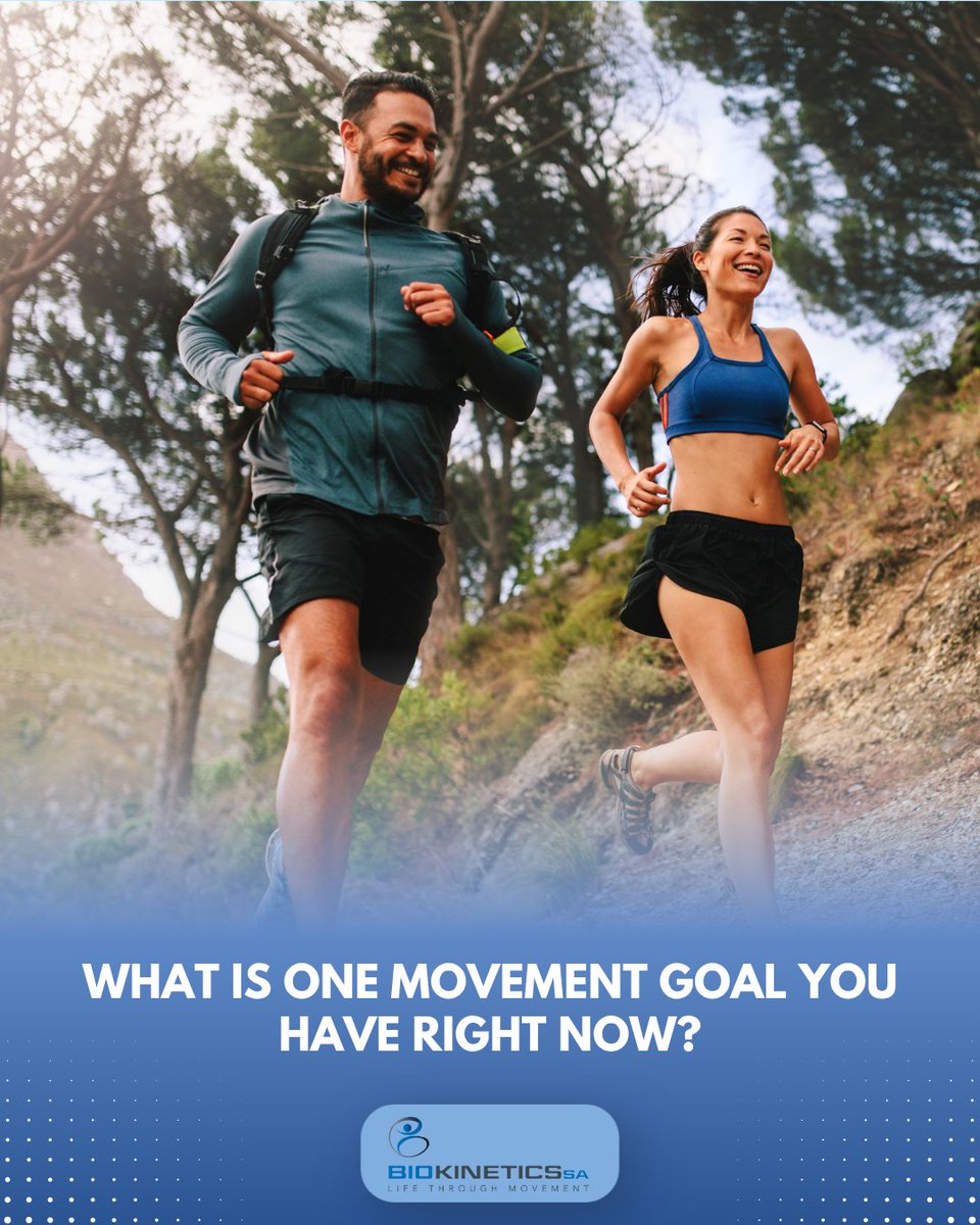 BiokineticsSA's tweet photo. 💬 What is ONE movement goal you have right now?

Whether it’s walking pain-free, getting stronger or improving mobility - share it below 👇

Let’s move towards it together.

👉 Learn more about how biokinetics can help you:
https://t.co/PLGiwI5I5X

#biokineticssa https://t.co/pDmXrcyNt3
