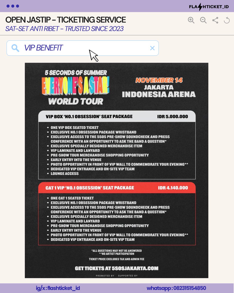 JASTIP WAR TIKET 5SOS, BTS, BIGBANG, ENHYPEN tweet media