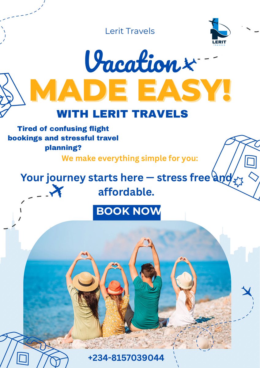 Leritnen's tweet image. Vacation made easy ✈️🌍
No stress, no worries—just pack your bags and let the adventure begin.

#TravelEasy #VacationMode #ExploreTheWorld #StressFreeTravel #Wanderlust