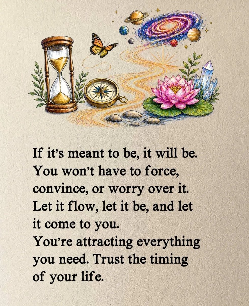 If it's meant to be,...