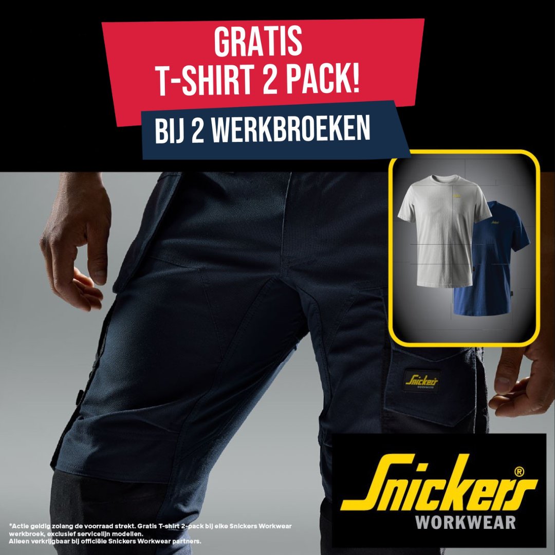 Snickers voorjaarsactie GRATIS shirts of backpack🎁  Bekijk hier het assortiment👉 #snickersworkwear #werkkleding #workwear #voorjaarsactie #cooler #bacpack #shirt #gbisoest #gbi #soest p1e.nl/_5RW