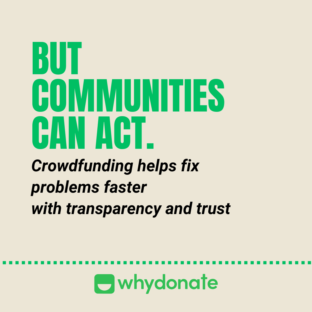 whydonate's tweet image. Infrastructure is failing. People are paying the price.

Aging systems. Climate damage. Funding gaps.

Communities can act.
Crowdfunding = fast, transparent solutions.

👉 whydonate.com/blog/funding-f…

#Crowdfunding #WhyDonate #SocialImpact #ActNow
