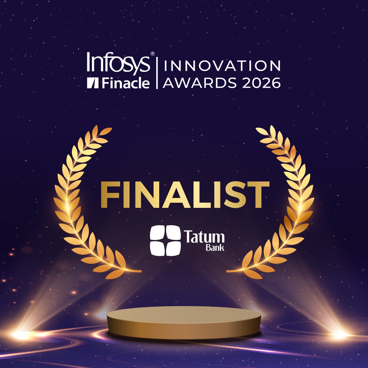 We are proud to be recognised as a finalist at the Infosys Finacle ...