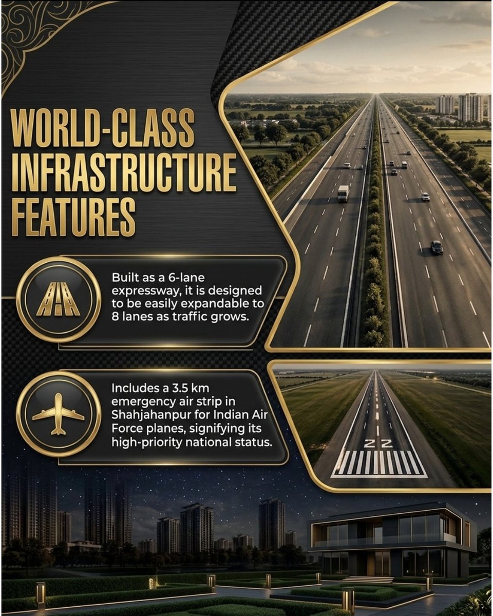 RAVSInfra's tweet image. The Ganga Expressway is set to redefine growth, speed, and opportunity across Uttar Pradesh.

Inaugurated by Hon’ble PM Narendra Modi, this marks a new era of development.

#GangaExpressway #NewIndia #InfrastructureGrowth #RealEstateIndia #UPDevelopment #RavsInfra