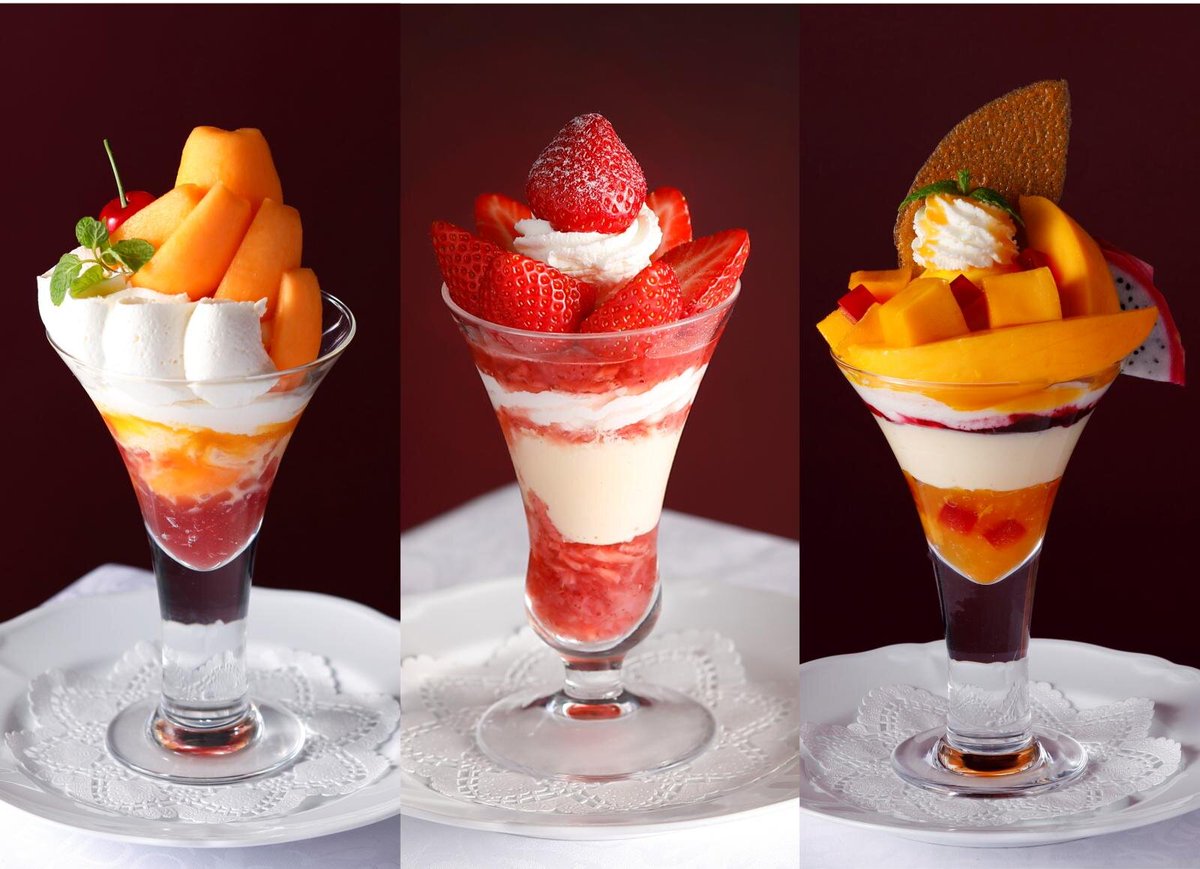 資生堂パーラー 銀座本店の5月限定パフェ😍
3階サロン・ド・カフェにて

九州産枇杷のパフェ🍨
奈良県産“アスカルビー”のストロベリーパフェ🍓
宮崎県産完熟マンゴー“太陽のタマゴ”のロイヤルパフェ🥭

5/1～5/31
