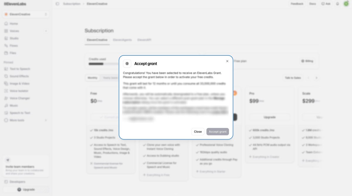 Shout out to <a href="/ElevenLabs/">ElevenLabs</a> for the grant.

There was a feature on <a href="/TryYaps/">Yaps</a> that I previously hid on Android and the desktop version that may actually be feasible now.