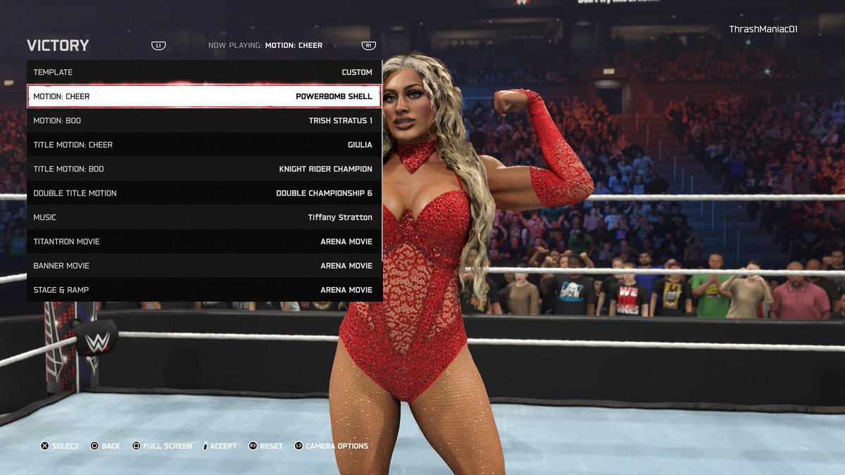 WolfpacSets_'s tweet photo. Tiffany Stratton Updated Face Victory &amp; Championship Motions: https://t.co/5Lrh0gX8B3