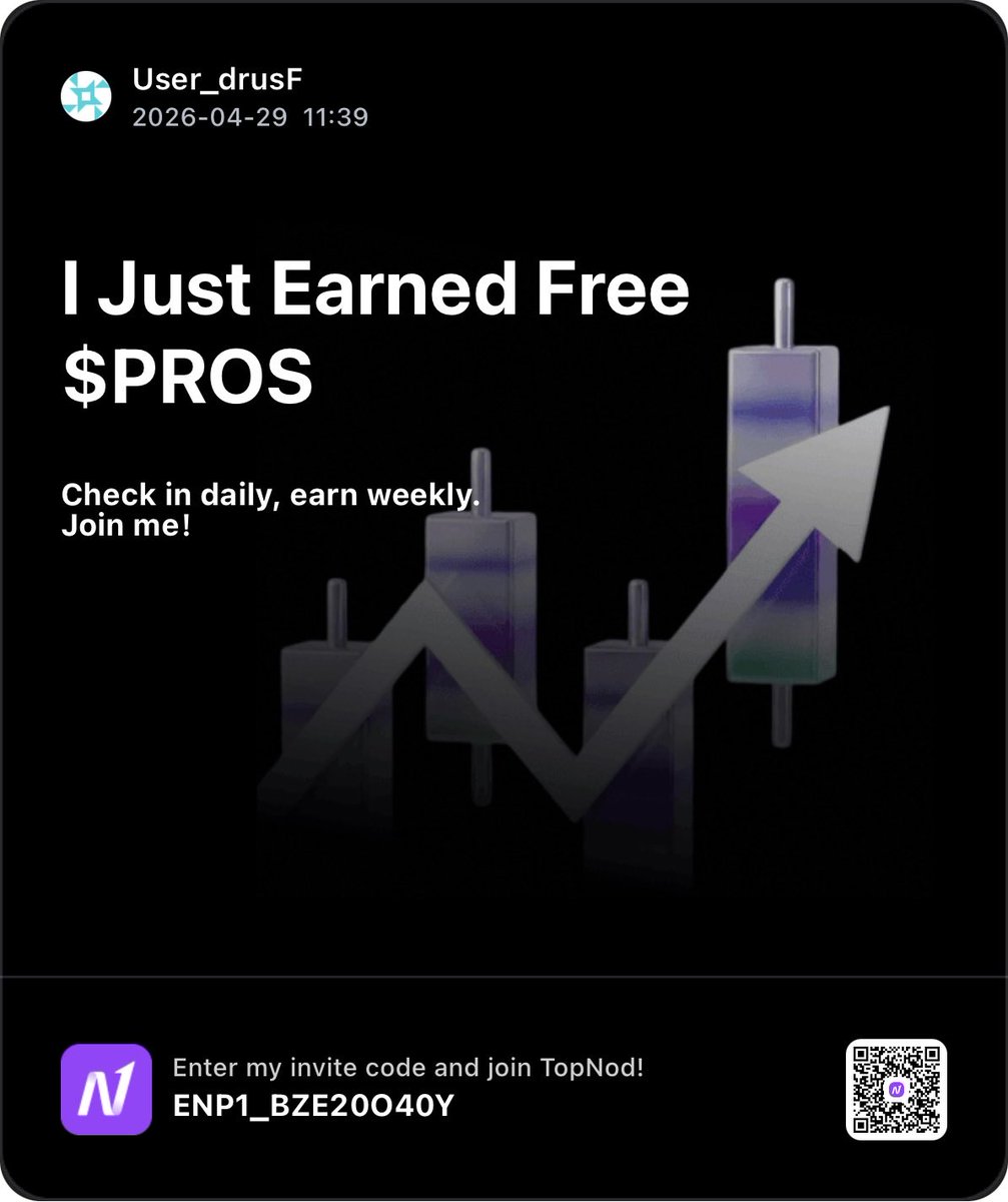 threeart6's tweet photo. Just joined TopNod Energy Park ⚡️
Simple tasks → earn Energy → share weekly $PROS rewards.
The more people join, the bigger the reward pool 
Worth a try！
#topnodenergy
https://t.co/wi42LU7Ovd https://t.co/ZTxBMZtVLa