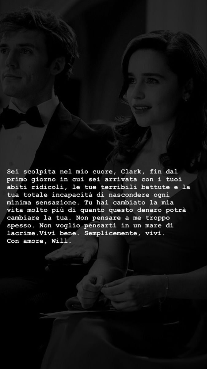 AgoRosy_75's tweet image. "You're pretty much the only thing that makes me want to wake up..."
#mebeforeyou
#clark♥️#will