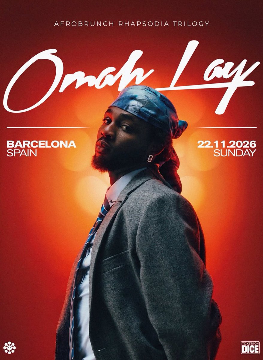 hypetribeng's tweet image. 🚨OMAH LAY 
CLARITY OF MIND TOUR 🏟️⏳

Forest National 🇧🇪 (8,400)
Uber Eats Music Hall 🇩🇪 (4,500)
OVO Arena Wembley 🇬🇧 (12,500)
Zenith Arena 🇫🇷 (6,800)
Ahoy Rtm Stage 🇳🇱 (7,842)

MORE DATES INCOMING