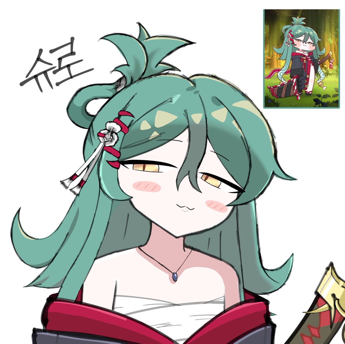 この子可愛すぎて書いてしまった（擬人化注意）日本版にはいないのね…🥺　#トリッカル