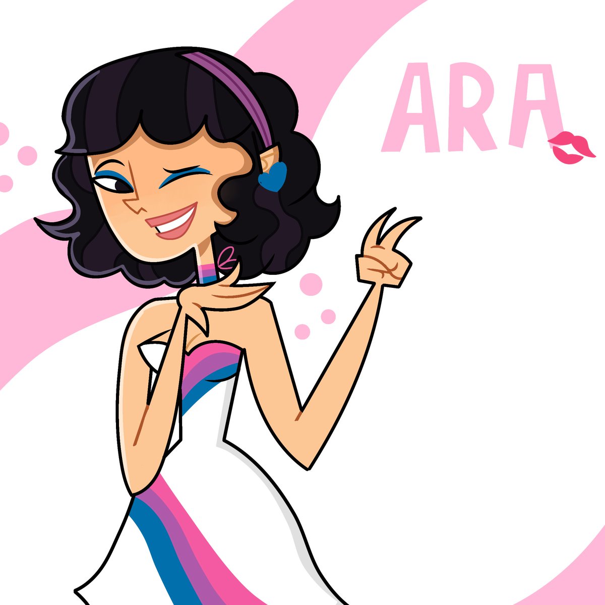 ZestianCorts's tweet photo. Guys!, i drew Ara for the first time for Pride! 💋🥳 [Full Speedpaint video on TikTok] 

#disventurecamp #dctwt #fansvsfavorites #AraKwon #campamentodesventura #fyp #disventurecamp5 #followme https://t.co/jHKrmju2Ua