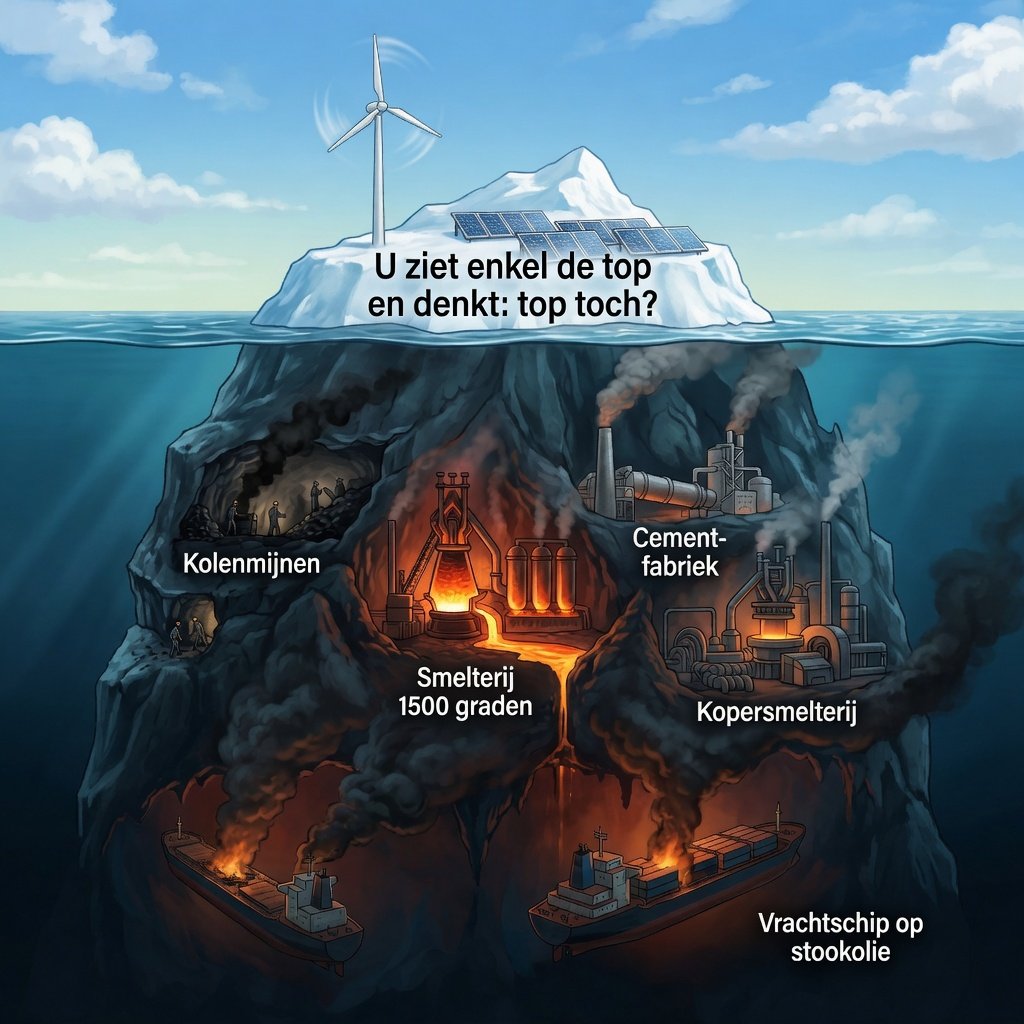 De duistere waarheid achter zogenaamd #duurzaam en de #energietransitie.... Denk daar maar eens over na.