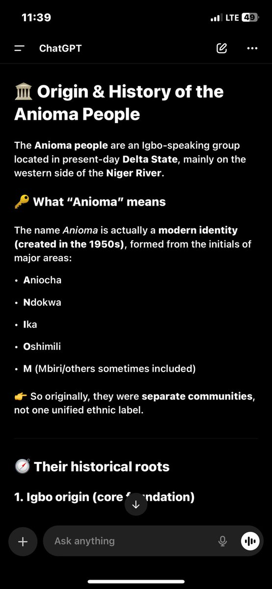 trendbunk's tweet photo. @grandkingz007 @De234Genius @GeneralSnow_ Both him and his monarch are confused beings. We still have some Ika people that recognize their Igbo heritage. 
Read this carefully 👇🏾 https://t.co/wl96UM2h8M