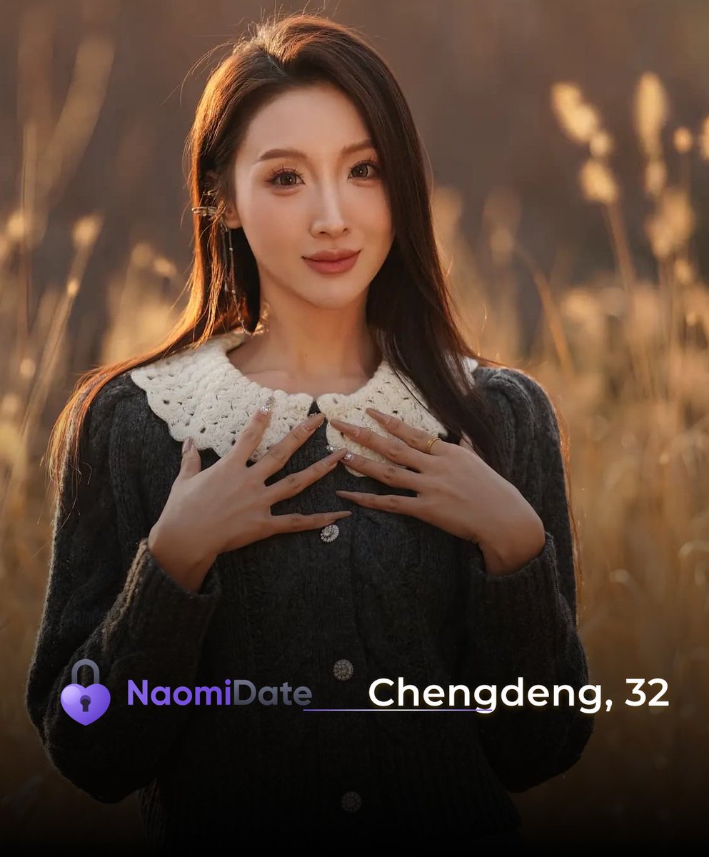 naomidate_blog's tweet photo. Meet Chengdeng — graceful, self-assured, and quietly captivating 🌙 She values depth, emotional intelligence, and a partner who understands nuance.

For her, attraction begins with presence and evolves into something lasting. Message her 💬
ID 1510557900 https://t.co/UNZ4KaAiYg
