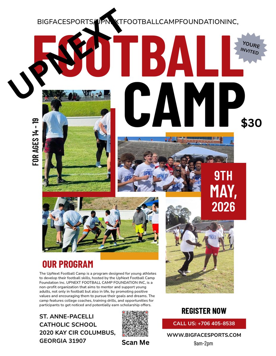 BigFaceSportss's tweet photo. A great opportunity to earn an a free athletic scholarship! UPNEXT https://t.co/yej2WkbFj0