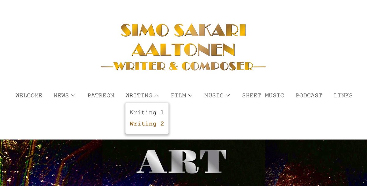 SimoSakari's tweet image. Today my website got an update with the splitting of the originally single Writing subpage into Writing 1 and 2 and the addition of extended samples of Art &amp;amp; Love, Vols. 1 and 2 to it, downloadable as well as viewable locally.

simosakariaaltonen.com/writing-2

#books #samples #writing