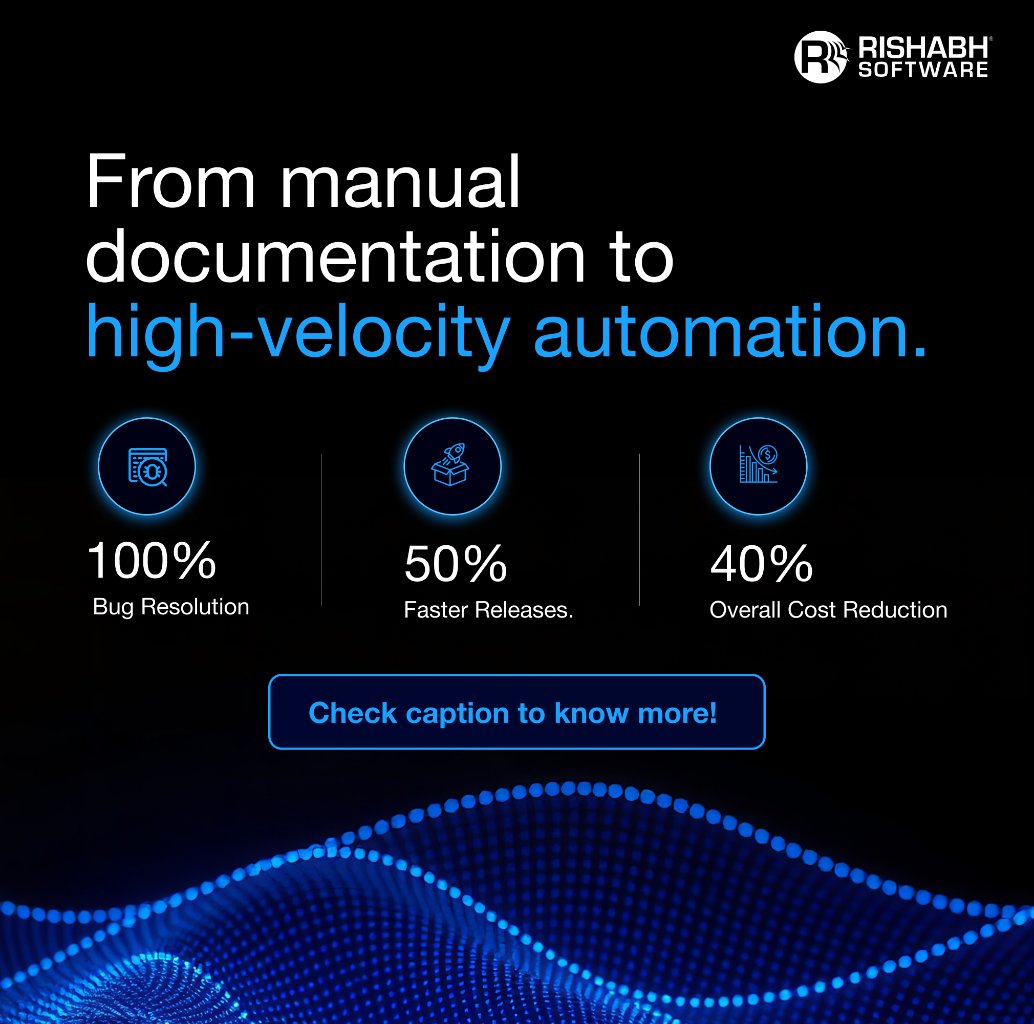 RishabhSoft's tweet image. When we helped a UK-based #AdTech firm modernize their booking application.

By replacing manual methods with integrated testing strategy, we accelerated their release pipeline.

Learn more: lnkd.in/dsrAMAzC

#RishabhSoftware #QualityAssurance #FunctionalTesting