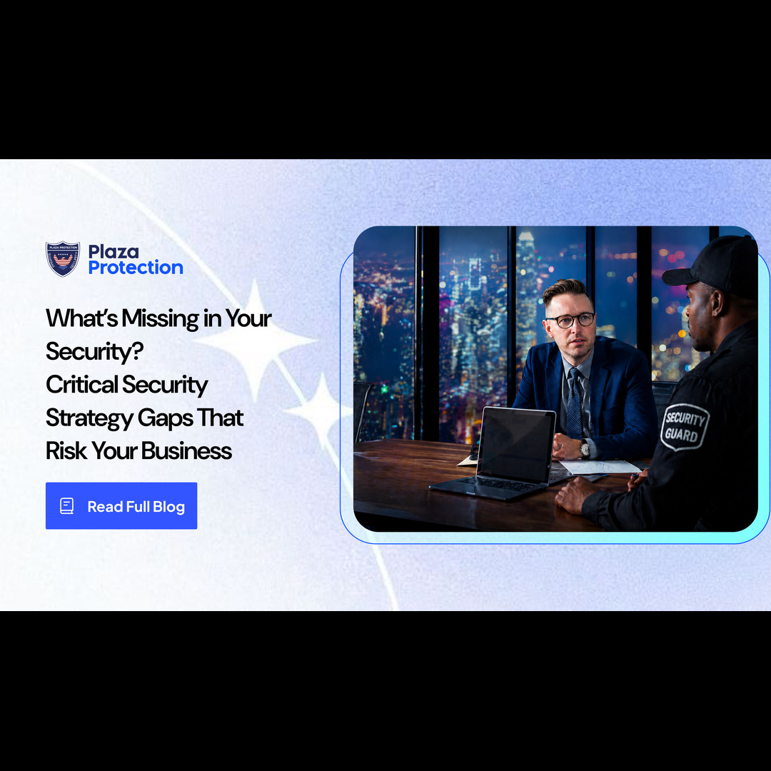 plazaprotection's tweet image. What’s missing in your security strategy?
👉 Read Blog To Know More: blog.plazaprotection.com/security-strat…

Close critical gaps and protect your business with Plaza Protection.
📞 1-844-557-5292
➡️ Request free quote:plazaprotection.com/request-quote

#BusinessSecurity #SecurityServices #PlazaProtection