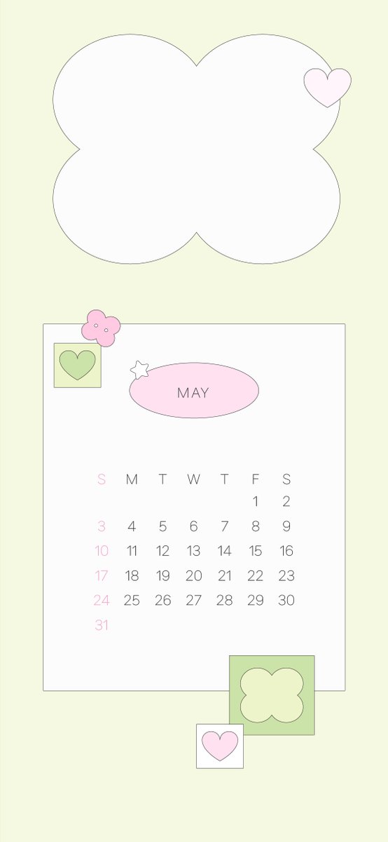 moonimoongu's tweet photo. clover may wallpaper ໒꒱‧₊

클로버 5월 달력 공유 🍀💗 https://t.co/XRLcY8q3l8