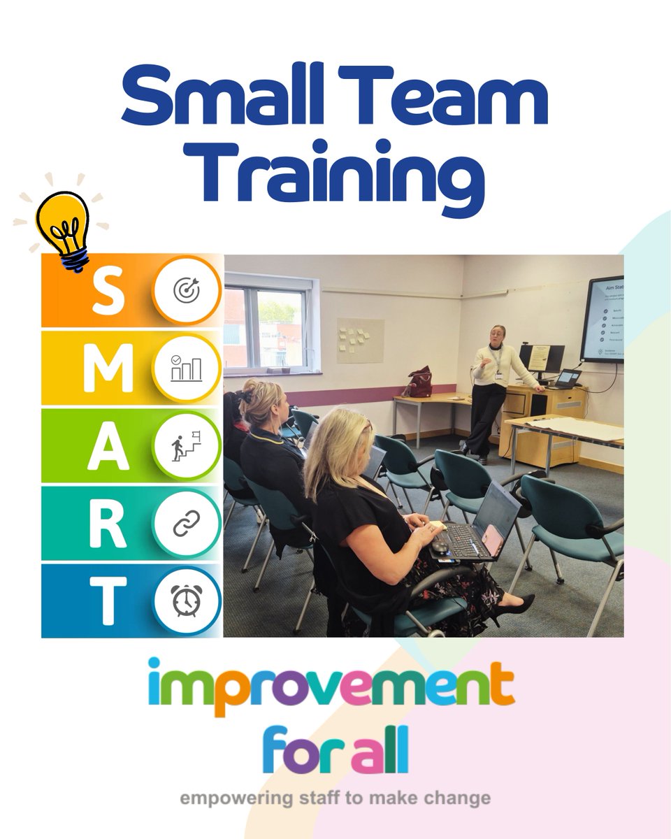 WUTHImprovement's tweet image. Great engagement from the Women’s &amp;amp; Children’s Division during a small team training session this week 👏
Steph and Lucy supported teams to develop SMART aims and driver diagrams to strengthen improvement work.

#ImprovementForAll #QualityImprovement #SMARTAims #NHS