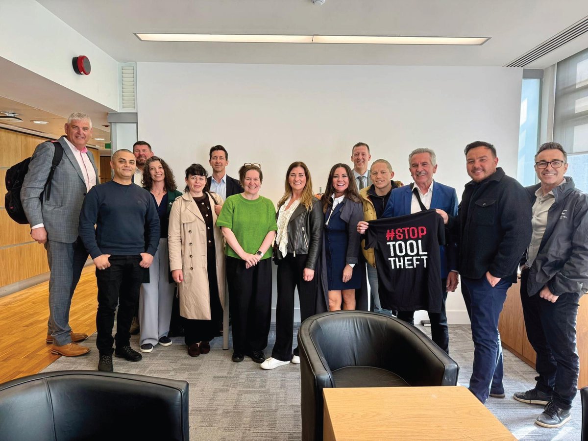 TVLLTD's tweet photo. We were very proud to be invited to a roundtable event in London lead by National Business Crime Centre to discuss the vital work being done to tackle tool theft, the challenges we continue to face, and how we can work more effectively together to make a real difference. https://t.co/ND51NmkIl9