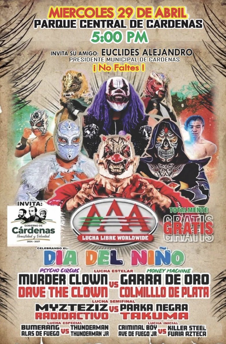 DAVE THE CLOWN OFICIAL MX tweet media