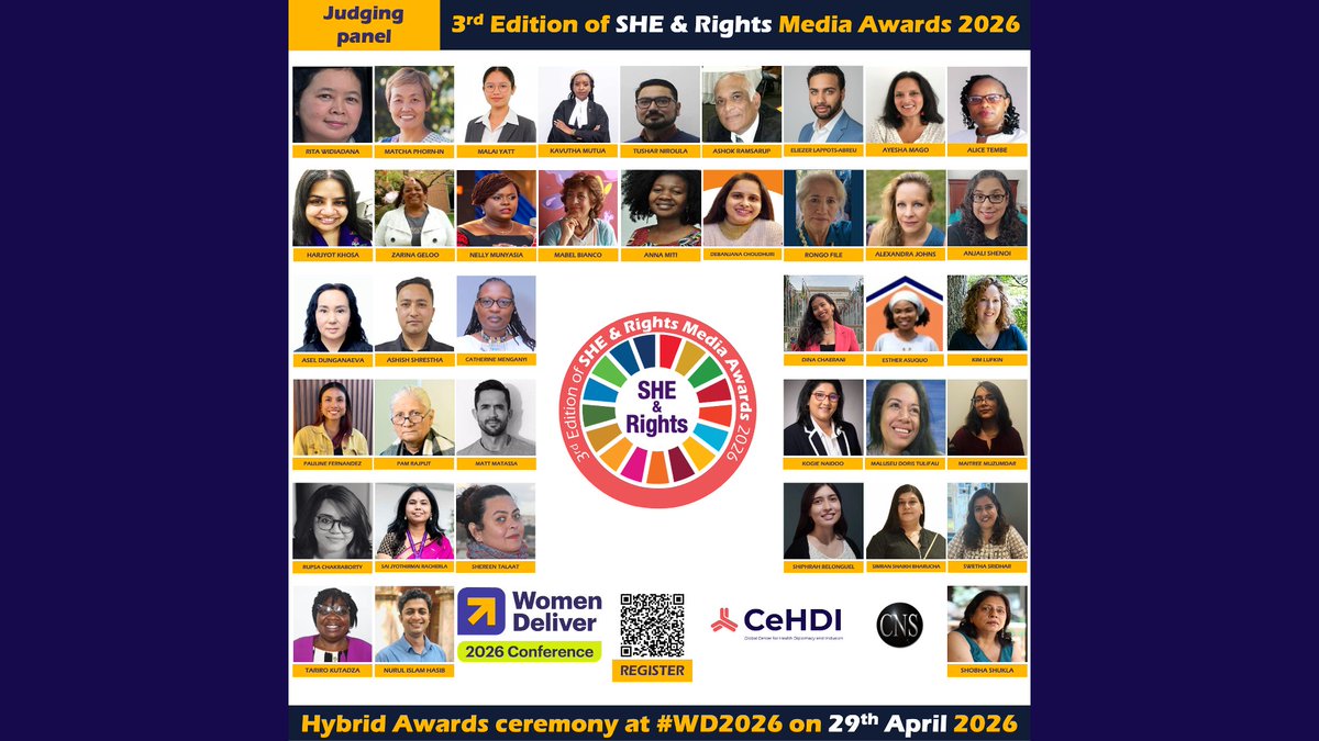 bobbyramakant's tweet image. Congratulations @KalpanaAcharya1 for 3rd Prize in Asia Pacific region ⭐️SHE &amp;amp; Rights Media Awards Ceremony 2026 ⭐️ @WomenDeliver Conference 2026, Narrm (Melbourne), Australia

Watch the recording &amp;amp; all awardees👇
citizen-news.org/2026/04/she-ri…

#GenderEquality #RightToHealth #Nepal
