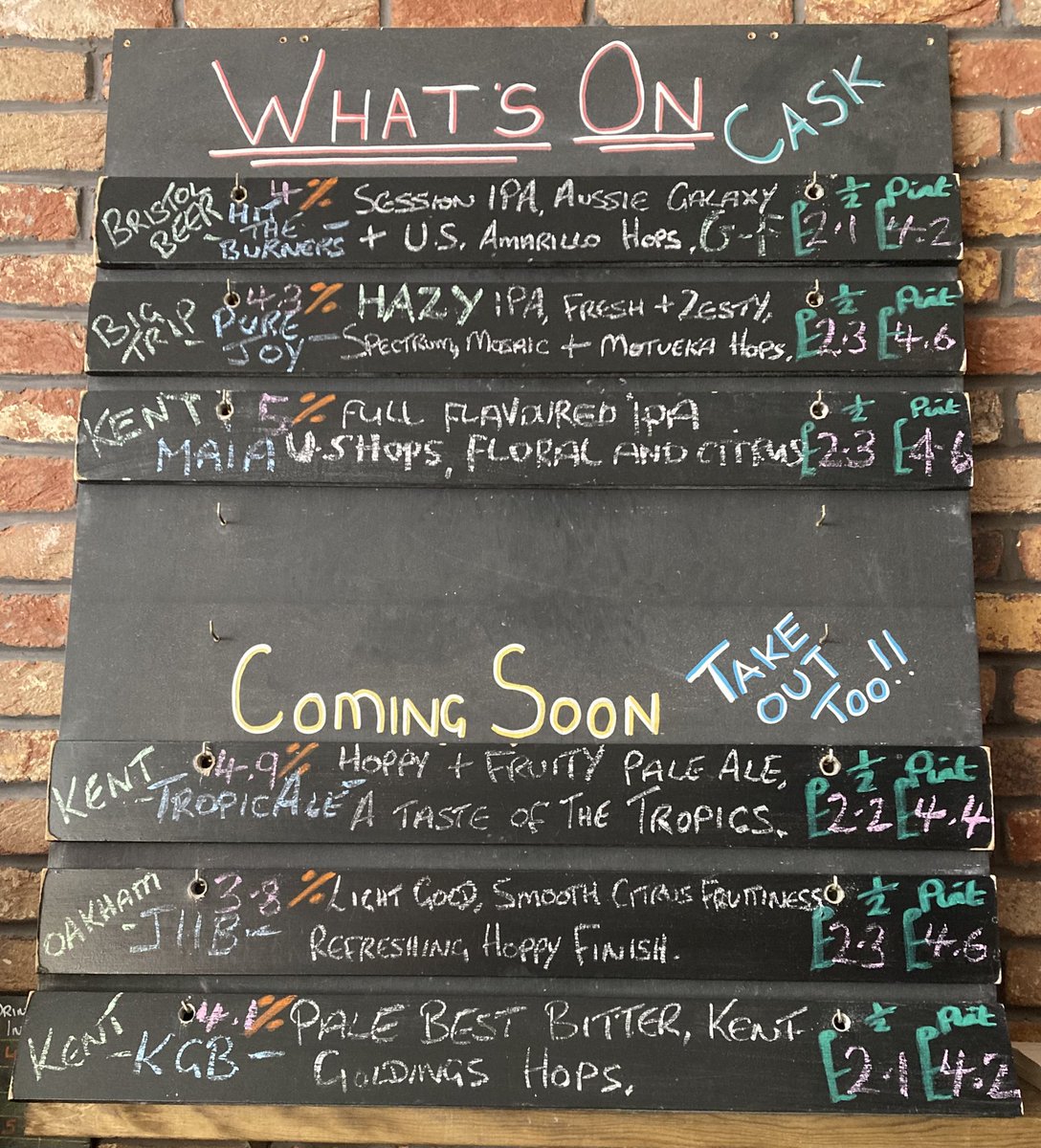 firkinalehouse's tweet image. Wednesday’s Starting Lineup 
Pub Open 12-7
Takeaways Always Available 
#thefirkin #folkestone #supportlocal #caskale #craftbeer #craftnotcrap #takeaway #cheese