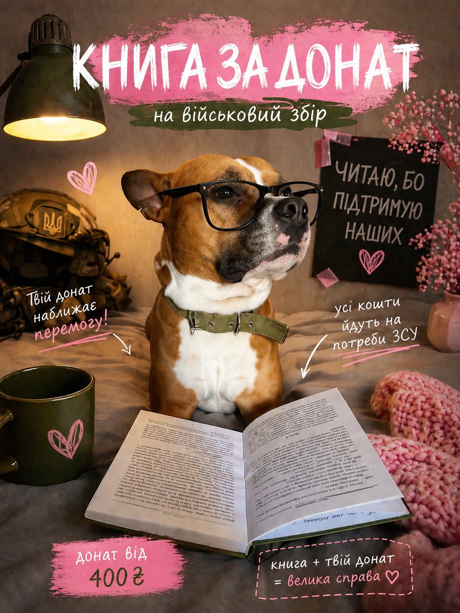 Віддаю свою книгу за донат на збір для медиків НГУ!