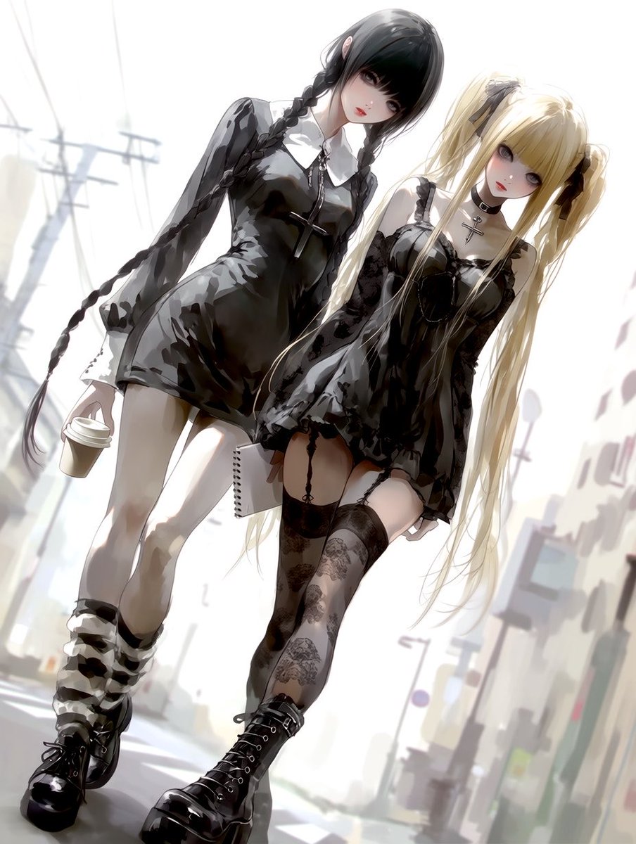 We have to do some homework😳
Wednesday &amp; Misa Amane
#AddamsFamily #DeathNote