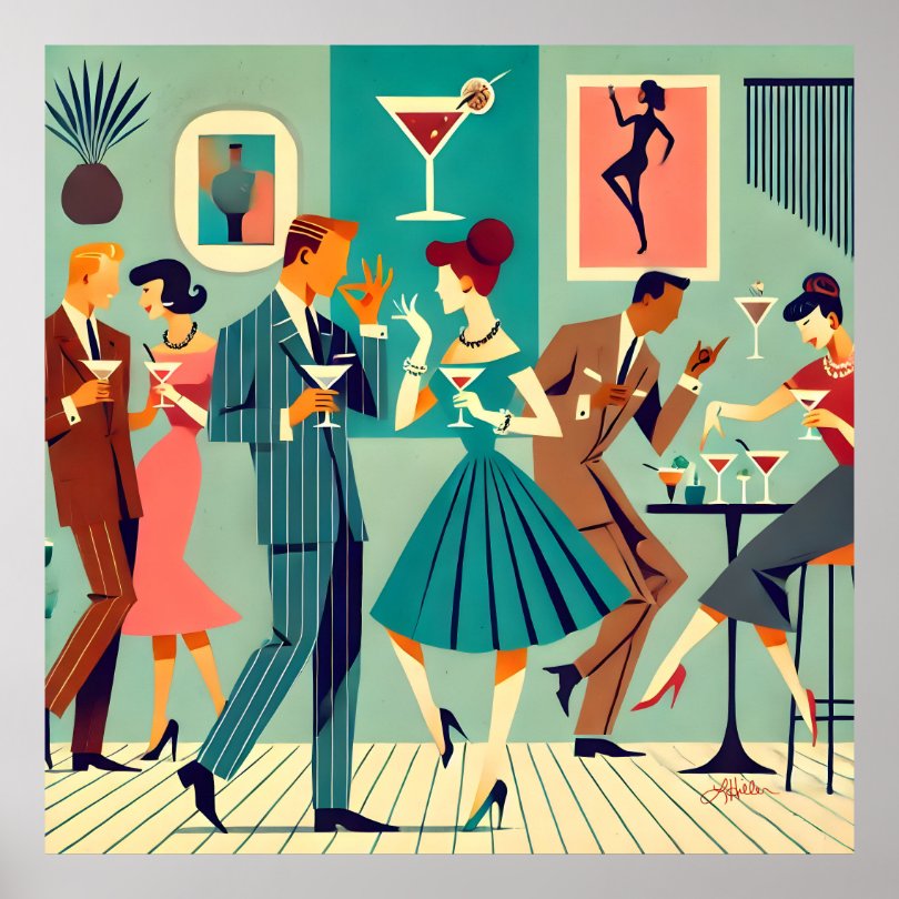 LeeHillerDesign's tweet image. 🍸🫒🍸🫒🍸 
Mid Century Modern Party "The Martini Toke Dance" #poster
Item: zazzle.com/mid_century_mo…

#MidCenturyModern #cocktailparty #martini #wallart #art #wallartforsale #gifts #giftideas 

Toke Dance Collection: zazzle.com/collections/11…