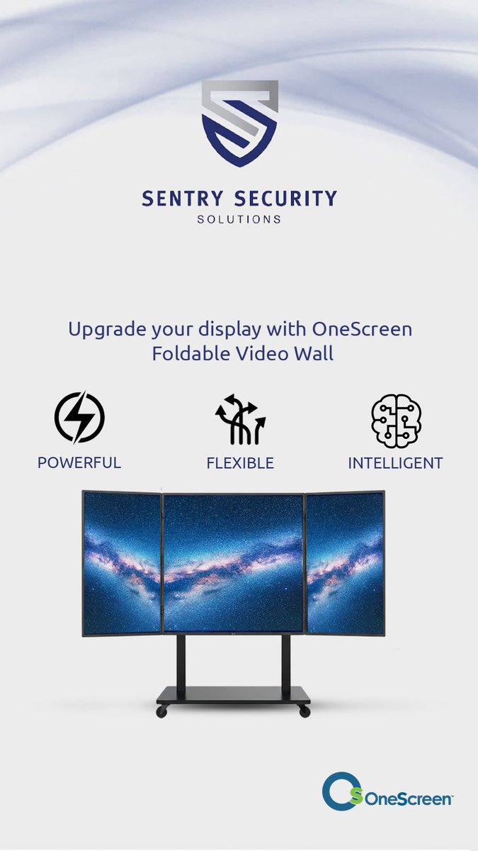 SentryGCC's tweet image. Upgrade the way you present 🚀
Power, flexibility, and stunning visuals — all in one screen.
Experience the OneScreen Foldable LED Video Wall.
#LEDDisplay #VideoWall #DigitalDisplay #SmartScreen #LEDTechnology