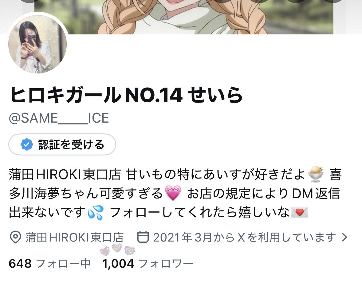 ヒロキガールNO.14 せいら tweet media