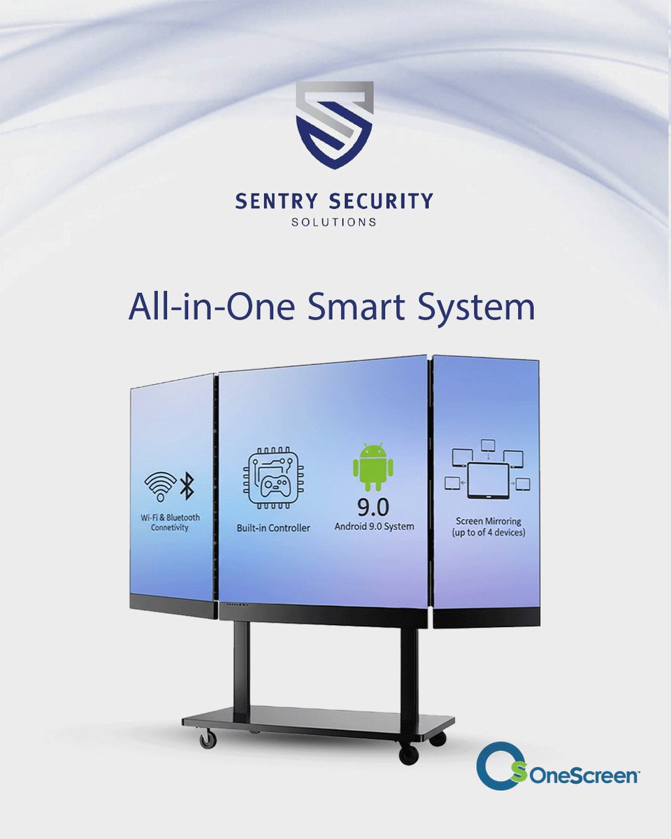 SentryGCC's tweet image. Upgrade the way you present 🚀
Power, flexibility, and stunning visuals — all in one screen.
Experience the OneScreen Foldable LED Video Wall.
#LEDDisplay #VideoWall #DigitalDisplay #SmartScreen #LEDTechnology