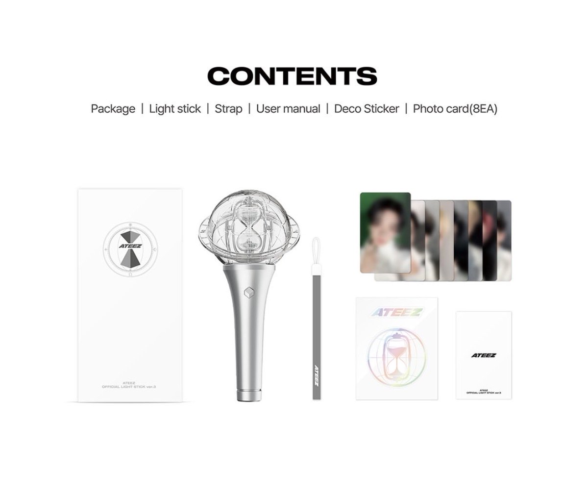 ATEEZ ペンライト3点セット ライティニ ✨新商品のお知らせ✨ #ATEEZ OFFICIAL LIGHT STICK ver.3 & OFFICIAL