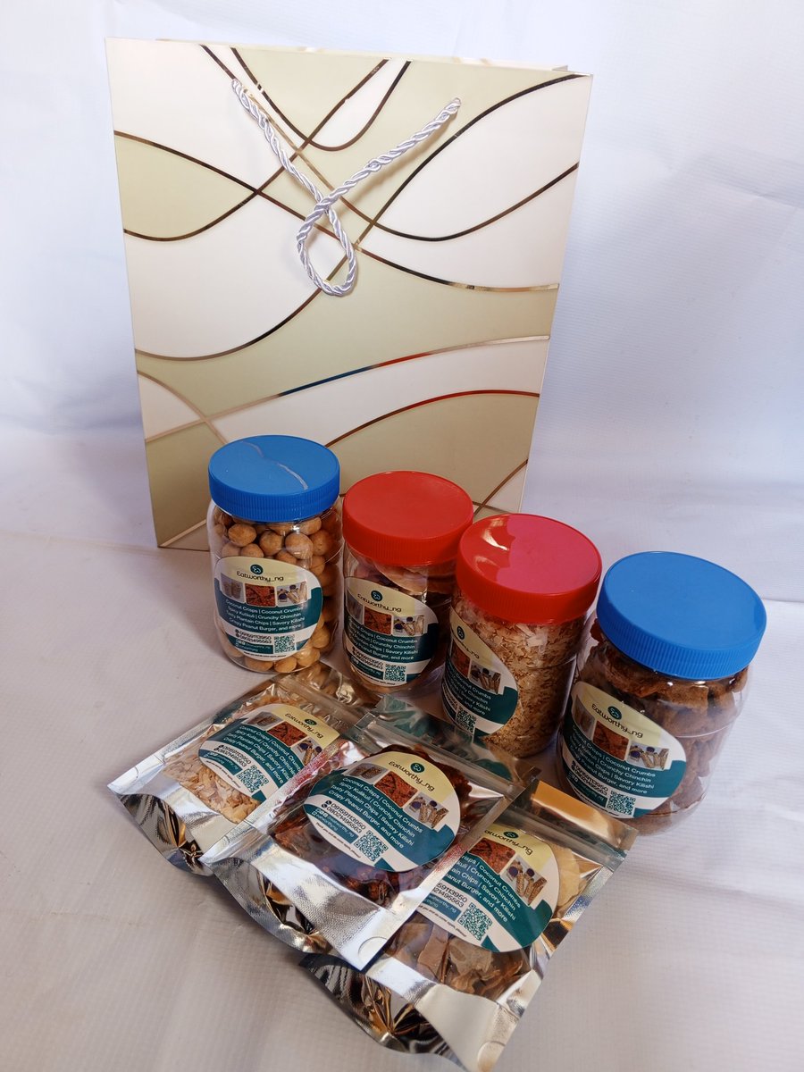 Here's what your 15,000 naira would get you😊.

You can as well customize, according to your preference✨️.

Crispiness, Crunchiness, Yumminess, Savoriness, and more — all in your snack pack!🤭
