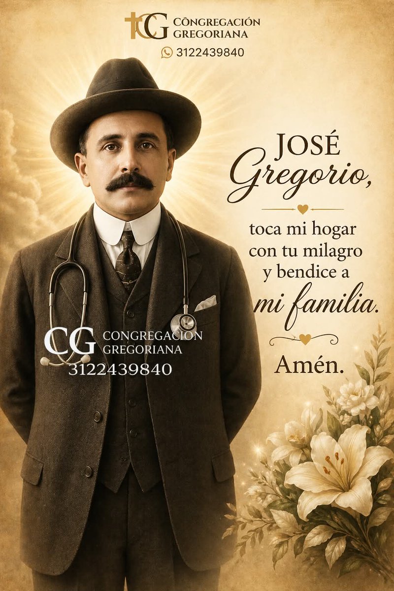 CoromotoMyriam's tweet photo. San José Gregorio Hernández 🕴💼 médico,amigo y Santo, Cristo Jesús 🙏♥️ entró a ti, con su fuerza de amor sanador, q sigues dando a tus enfermos del 🌐 entero y a los unidos a este clamor, digamos a Dios 🙏, 🫂 con compasión, misericordia  y sanación🙏����💼🛐 https://t.co/BSsd3B7jYG
