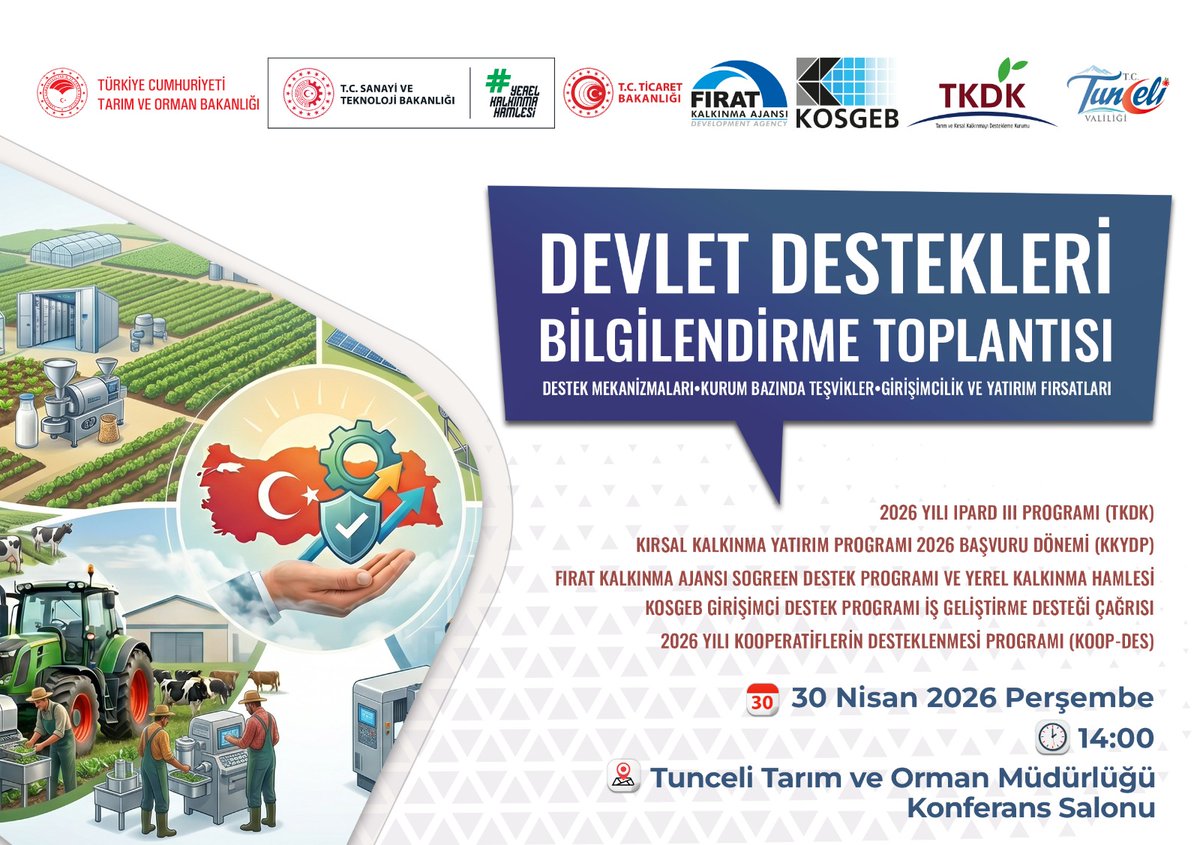 TUNCELİ TİCARET VE SANAYİ ODASI tweet media