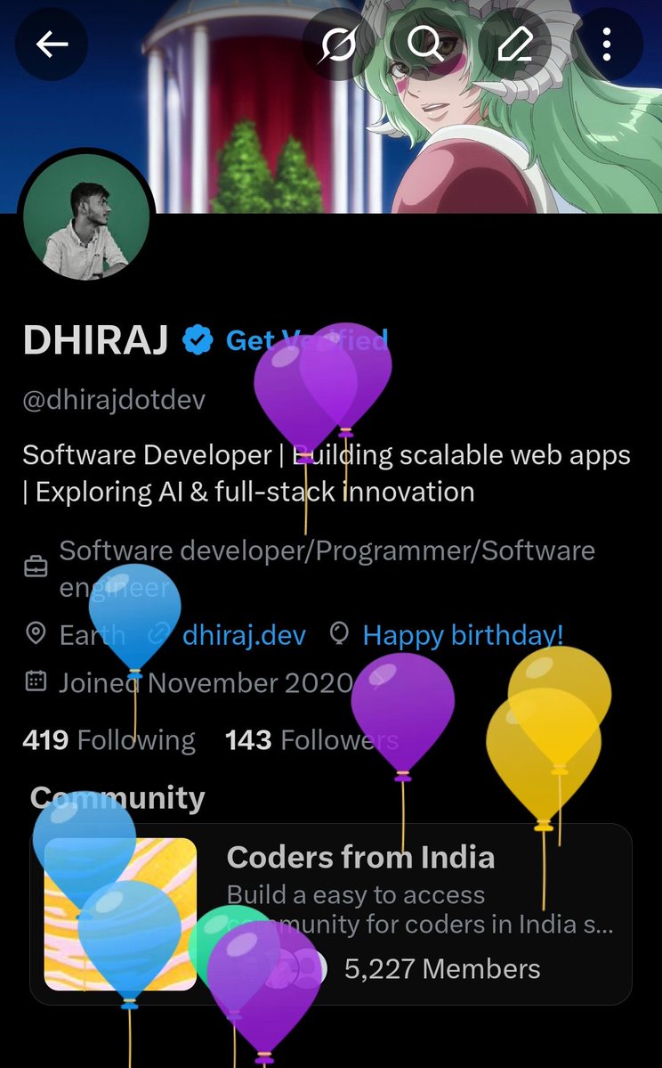 DHIRAJ tweet media