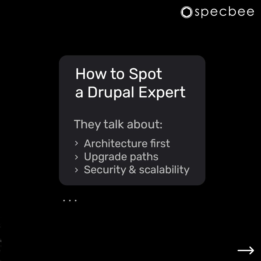 Specbee tweet media