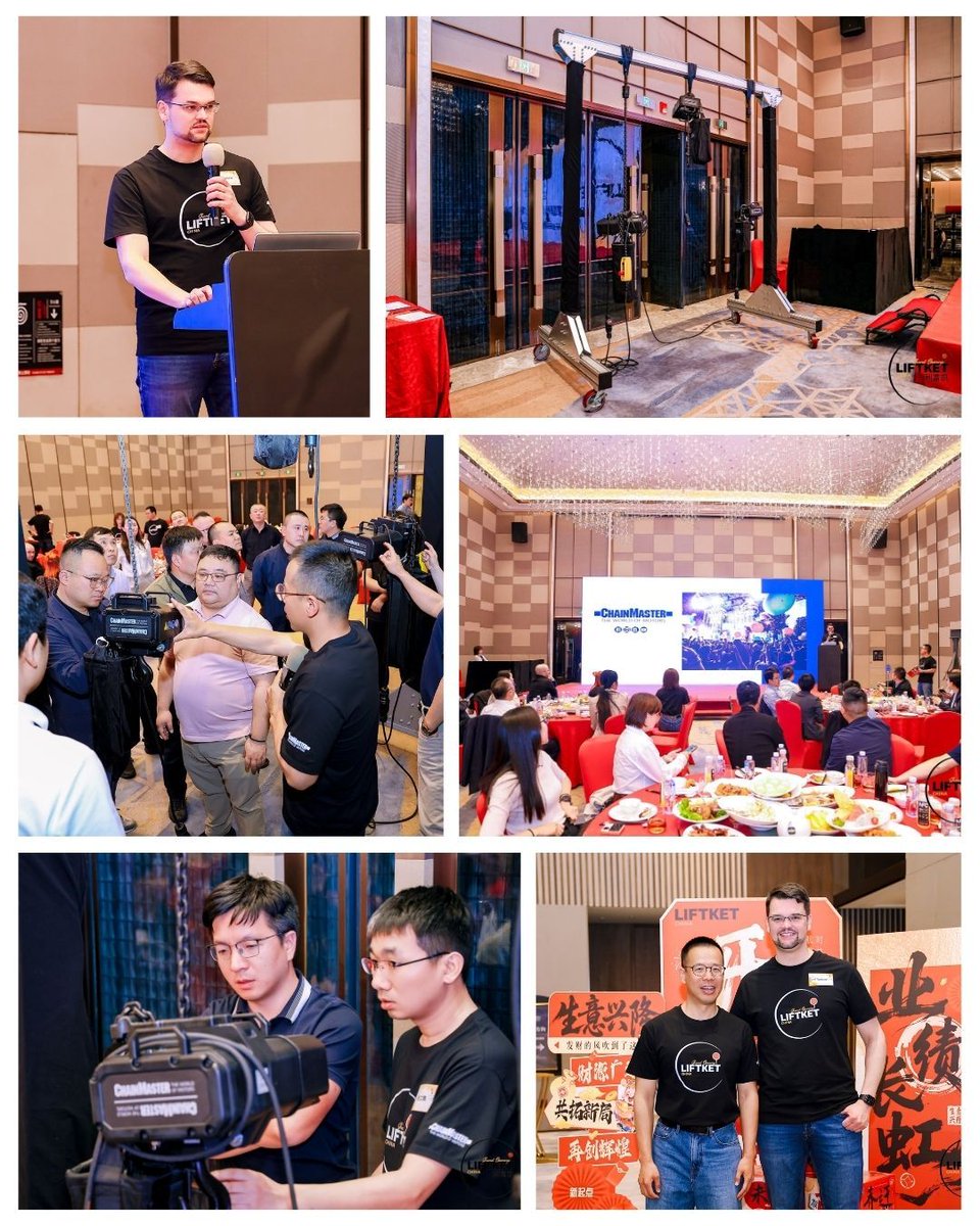 chainmaster_'s tweet photo. A moment that connects and creates new perspectives: the opening of the LIFTKET branch in China marks another important milestone. Alongside it: CHAINMASTER, whose powerful and reliable solutions were presented on site by CEO Tom Schumann. https://t.co/TWSSeOmVXm