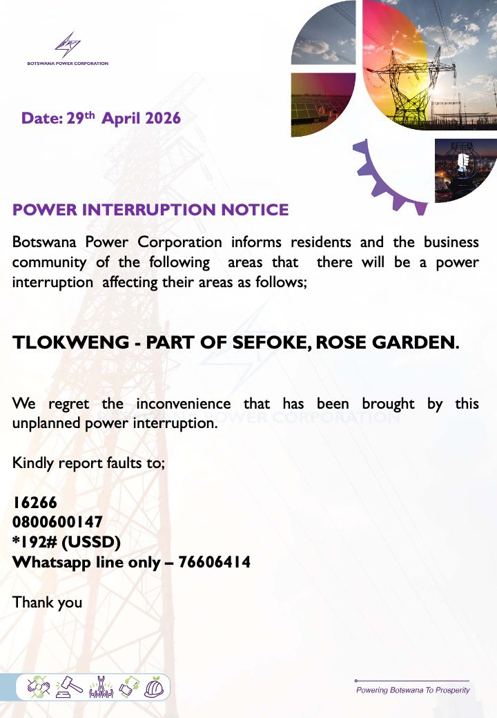 Botswana Power Corporation tweet media