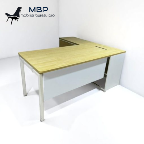 MBP_Mohammedia's tweet image. 🖥️📐 Bureau d’Angle Steelcase – Avec Armoire &amp;amp; Passe-Câble • Organisation Pro✨ 

Tarif : 4 500 DH/HT💰 

⭐ Avantages

🖥️ Grande surface de travail structurée
🔌 Gestion des câbles propre et discrète
💪 Qualité Steelcase durable

🌐mobilierbureaupro.com/product/bureau…

#MBP #steelcase