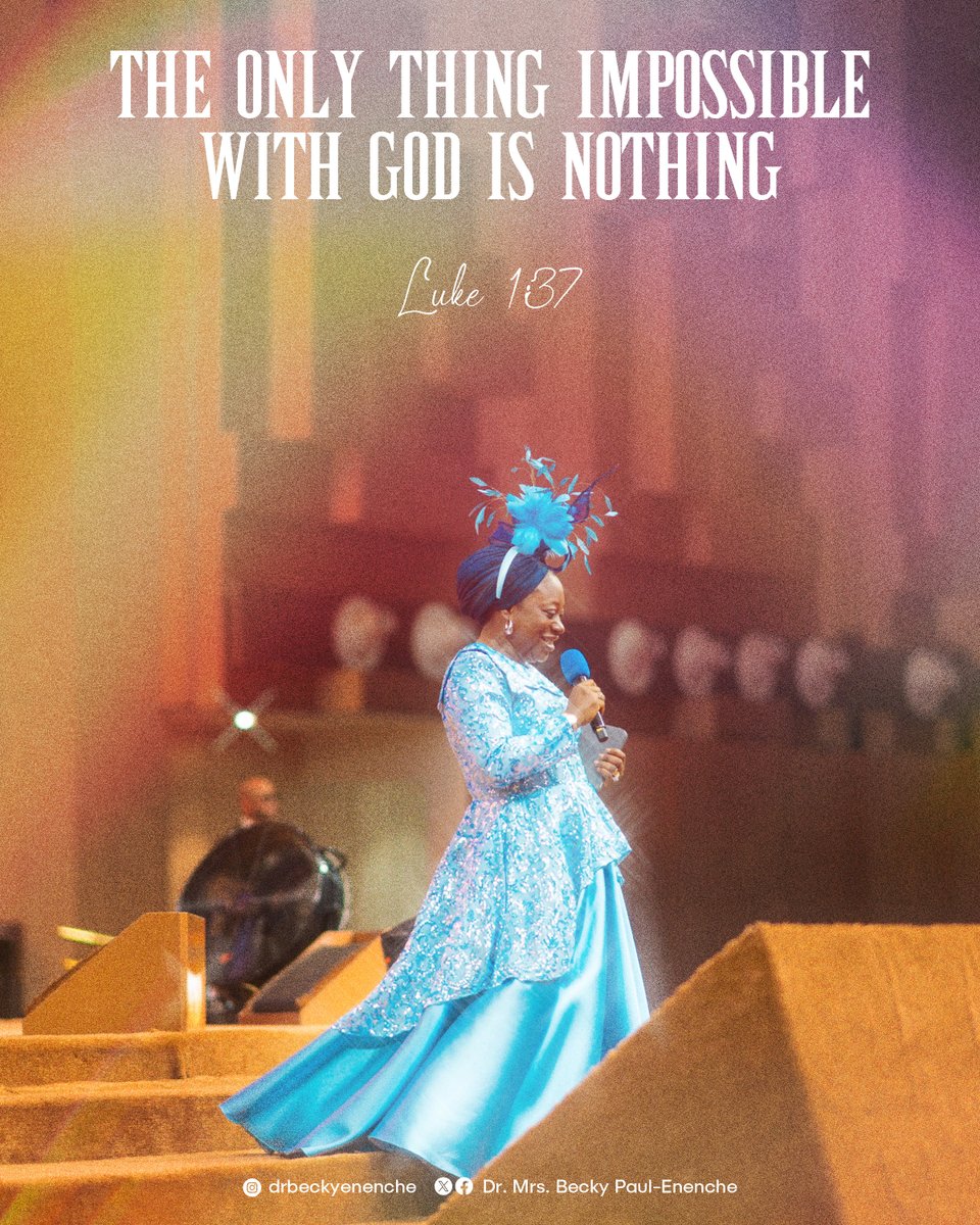 drbeckyenenche's tweet photo. When you are real with God, you begin to see the reality of God.

The only thing impossible with God is nothing. ✨

Stay real with God, and you will see endless possibilities in Him. 🙏

Remain blessed. https://t.co/2uHUvsGDiU