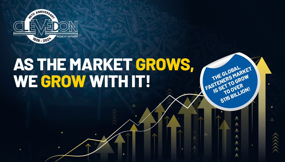 Clevedonfast's tweet image. The global fasteners market is projected to hit $115bn by 2032 📈

Driven by automotive and infrastructure growth, demand for quality fasteners is rising fast.

At Clevedon Fasteners, we've been ready for over 85 years.

🔗tinyurl.com/3xv8993y

#Fasteners #UKManufacturing